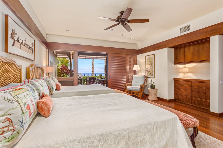 Ocean Views from Third Bedroom.