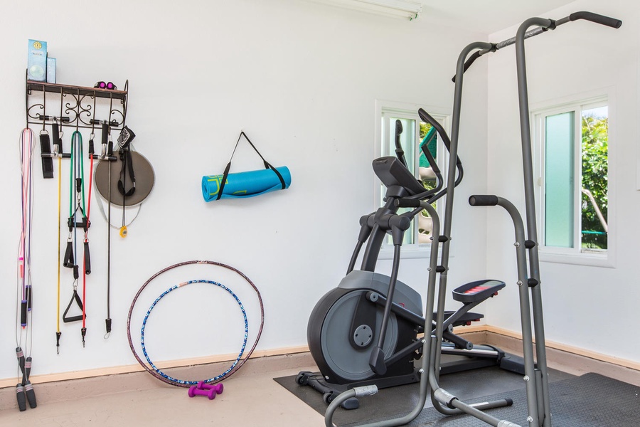 Stay fit and active in our well-equipped gym.