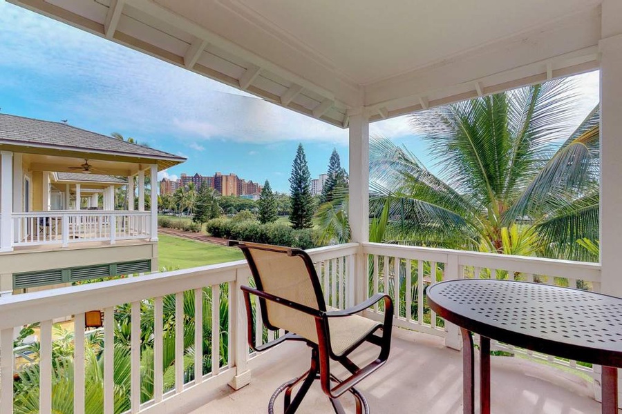 Panoramic views from the lanai.