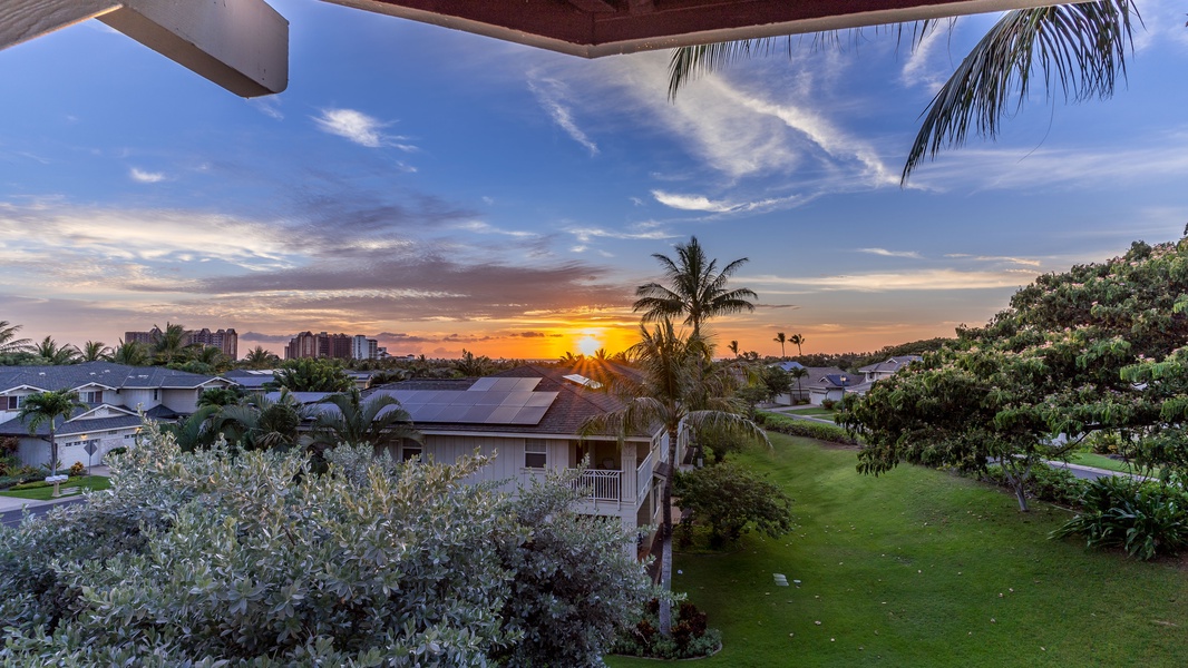 Sunsets from the lanai.