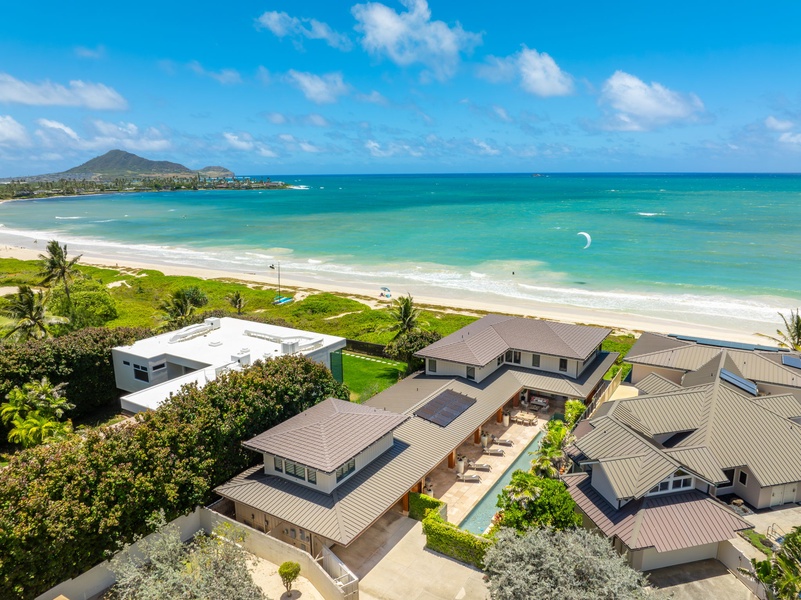 Coveted beachfront location on world famous Kailua Beach.