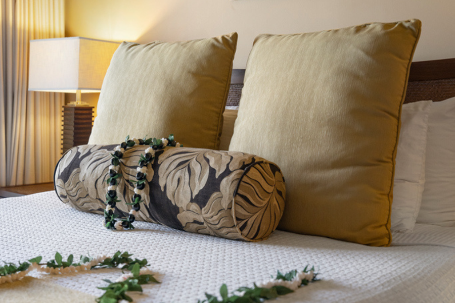 Luxury linens in the primary ensure a restful night.