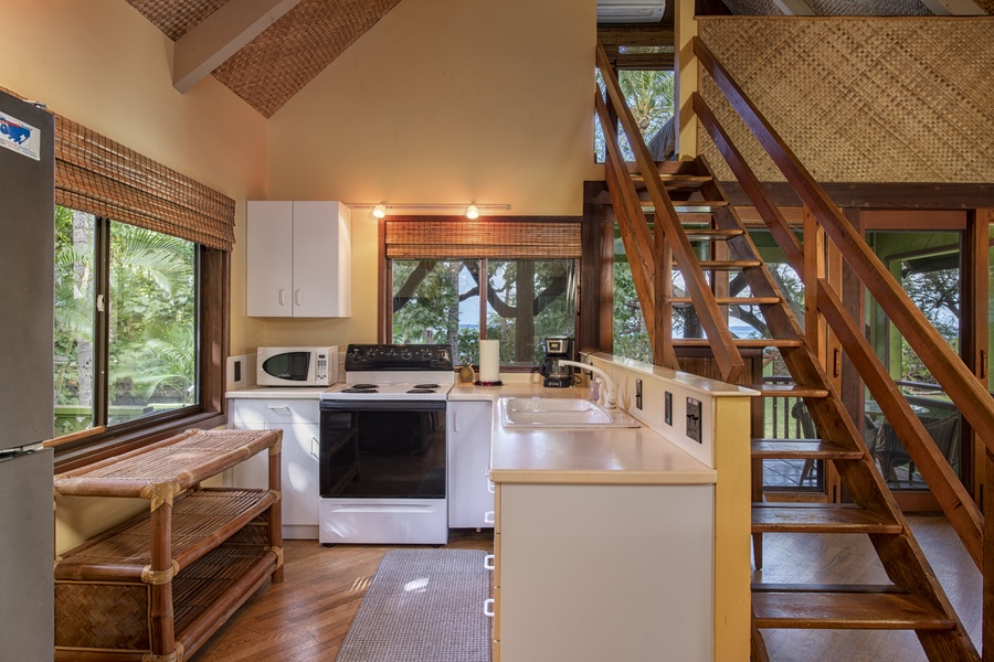 Ohana kitchen. Please note, the interior of this home is undergoing an extensive remodel.