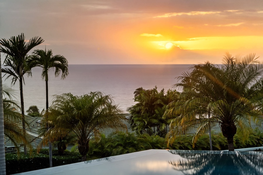 Indulge in uninterrupted ocean views as the sun melts into the horizon.