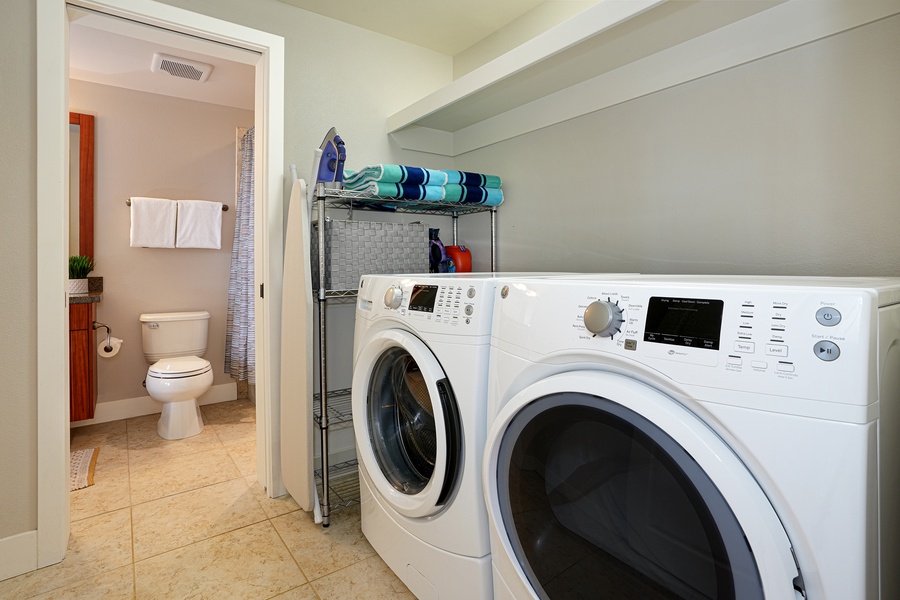 In-unit washer and dryer