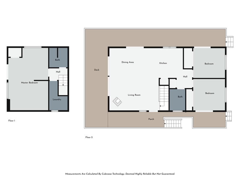 Floor plan of the whole house.