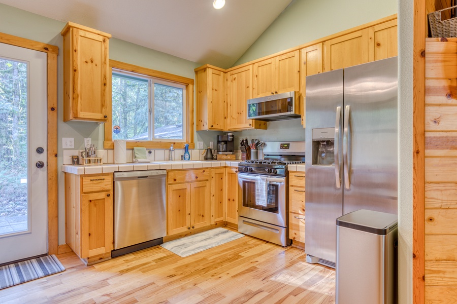 Spacious kitchen to prepare your favorite meals