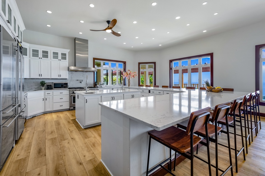 Grab a seat at the counter and enjoy your morning coffee