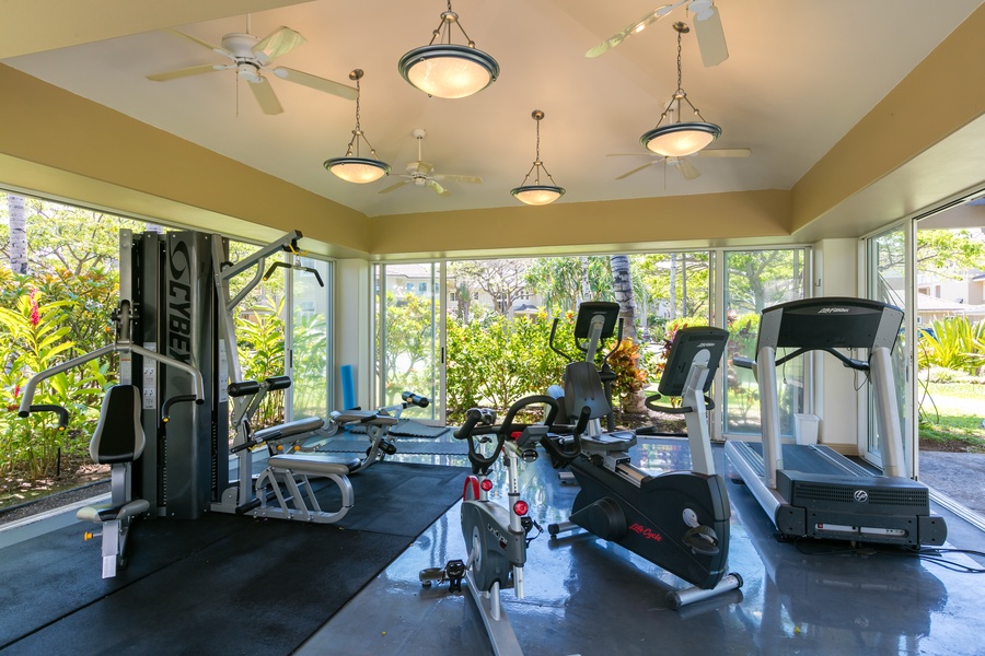 Plenty of cardio machines and work out stations