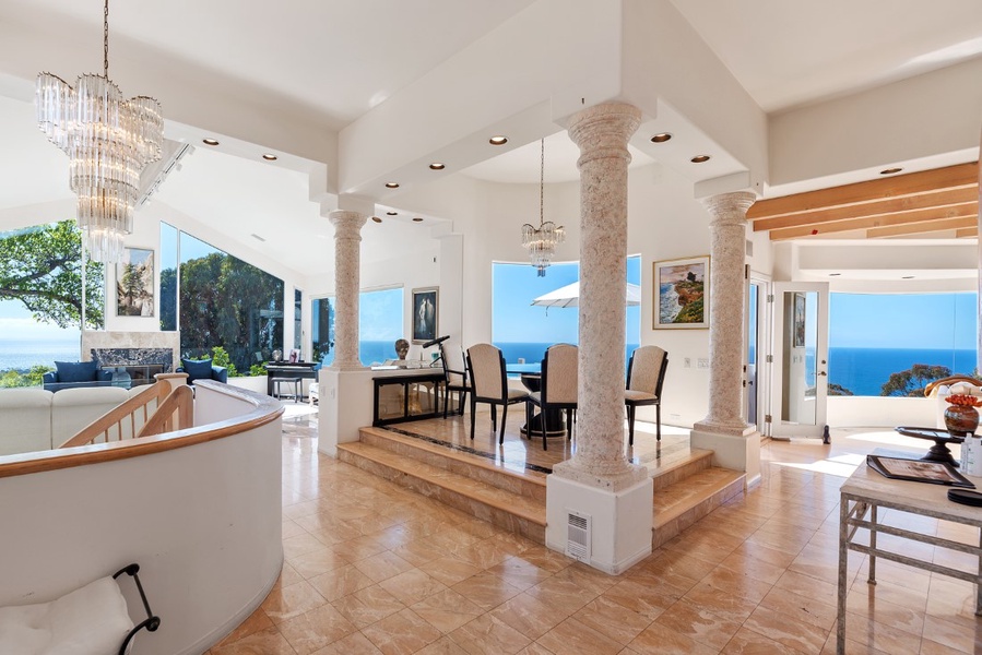 The stunning ocean views from every room in the house makes this house our most popular.