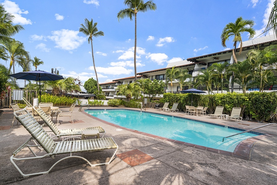 Lounge pool side!