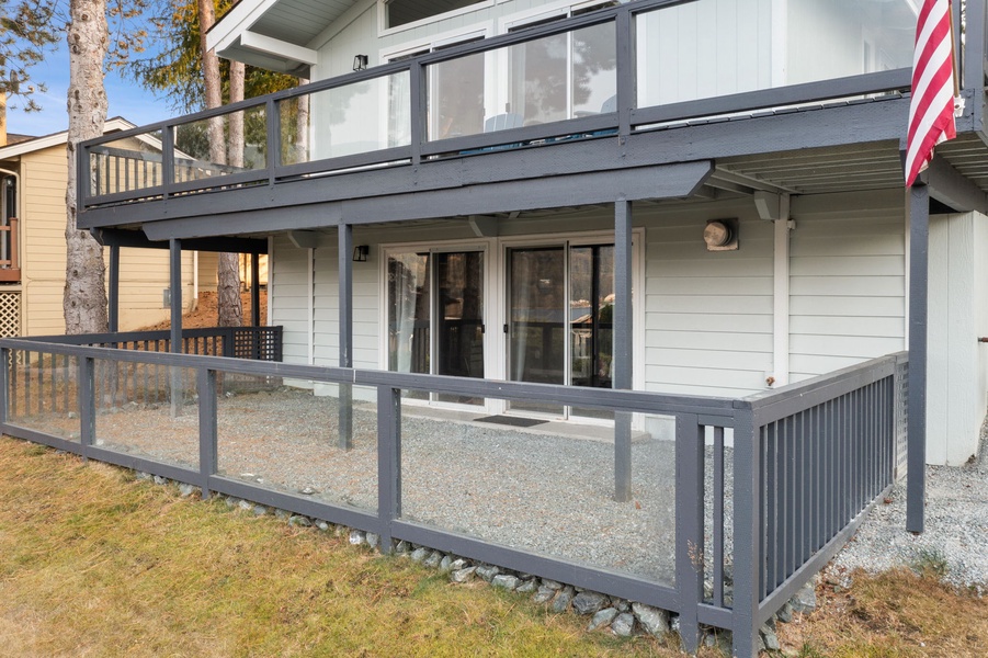 Expansive balcony adds charm to this cozy home.