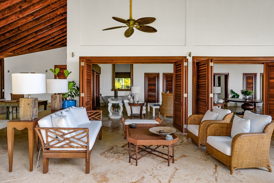 Enjoy your morning coffee on the patio with garden views.