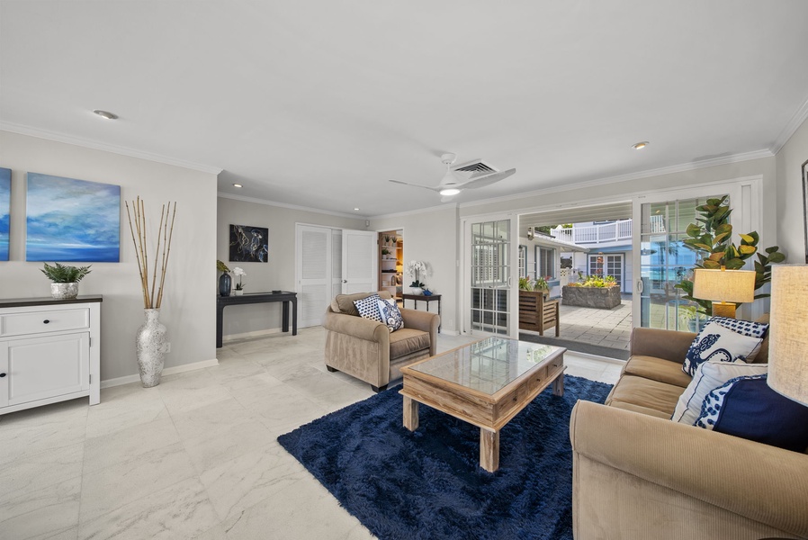 A spacious island-inspired living area, perfect for hosting and creating cherished memories in paradise.
