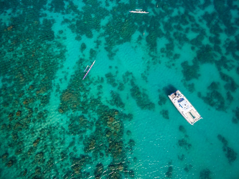 Snorkeling in A-bay is a must as well as taking a sunset or snorkel cruise from here