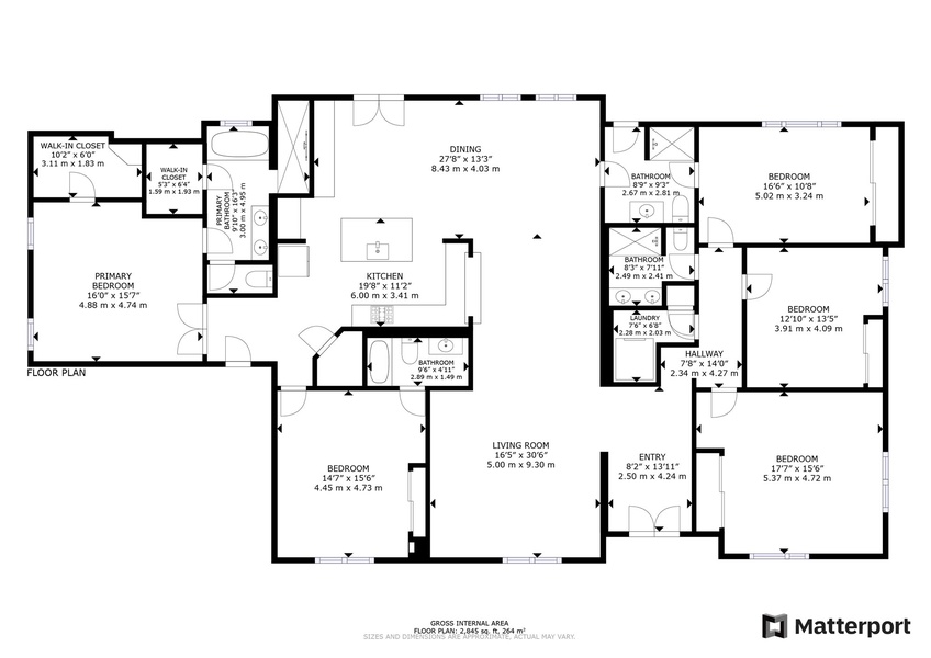 Our humble abode's floorplan.