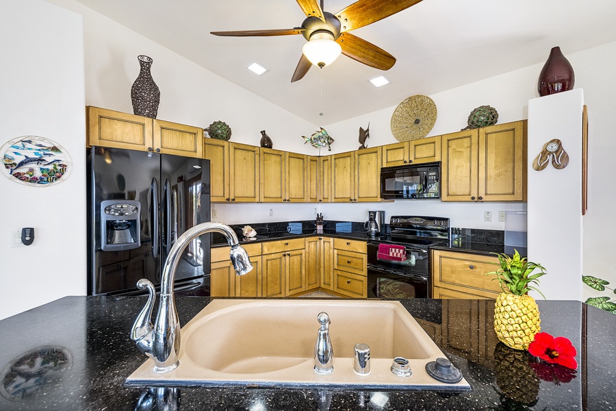 Spacious kitchen, perfect for meal preparation