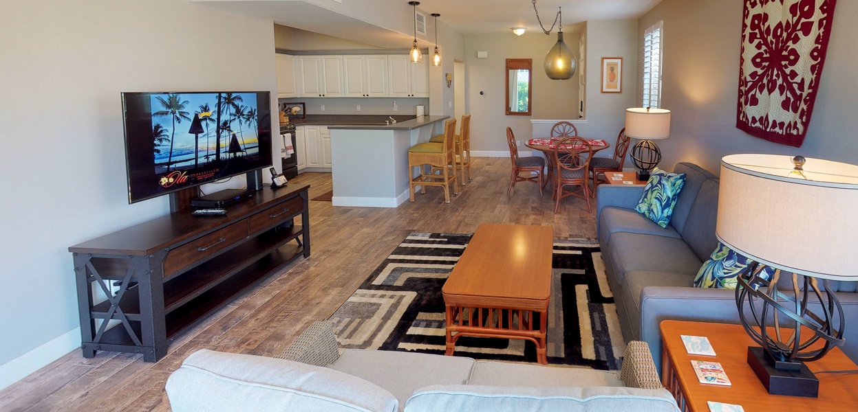 Watch your favorite shows on TV in your home away from home.