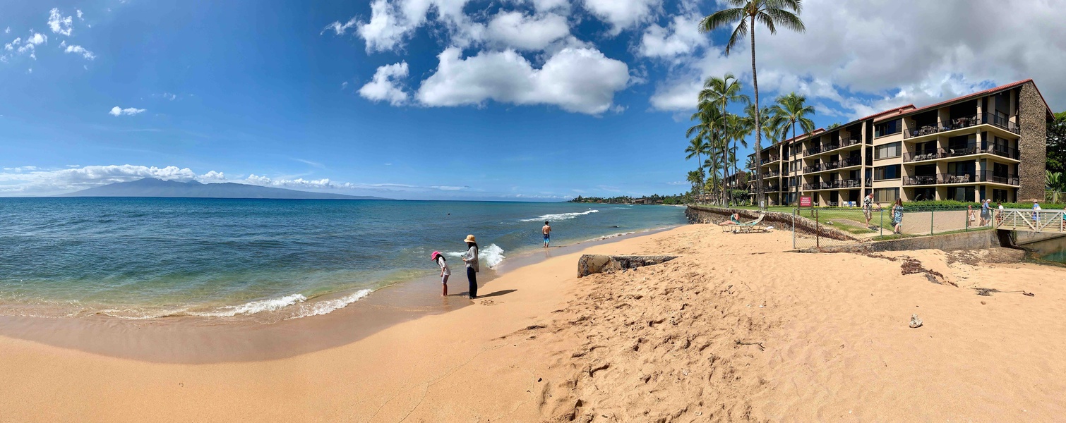 Step right onto the soft sands for a day of sun and fun. Perfect for family moments, beach games, or a peaceful ocean swim.