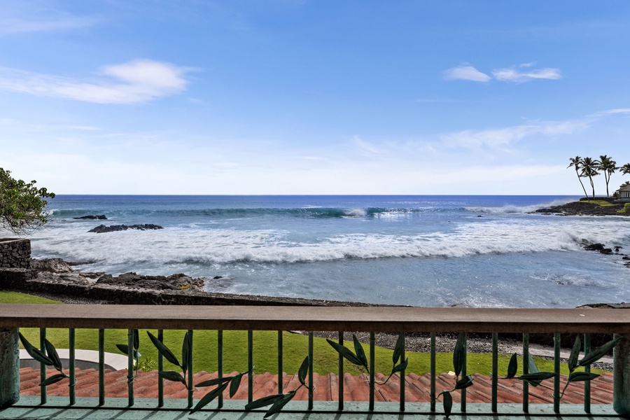 Take in sweeping ocean views, where waves roll gently along the shoreline.