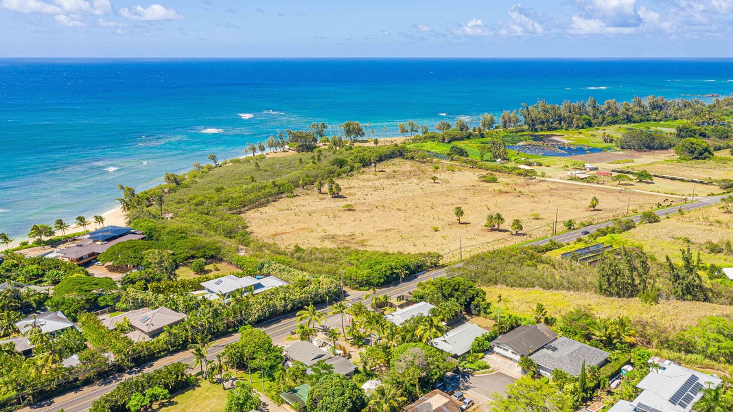 Golden hour over the lush North Shore landscape—nature’s beauty, right outside your door.