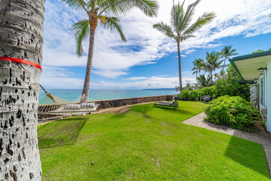 Your dreams of staying oceanfront on O’ahu’s North Shore come true at Hale Oka Nunu