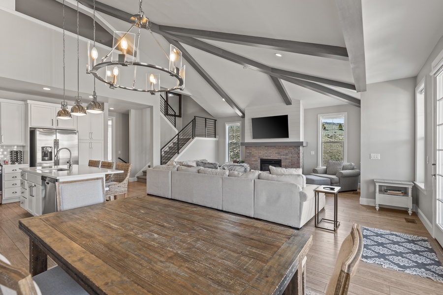 Open floor plan connects everyone