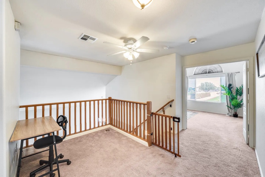 Desk and chair