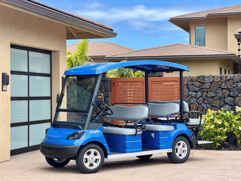 This rental includes one 6-seater golf cart for your use! 