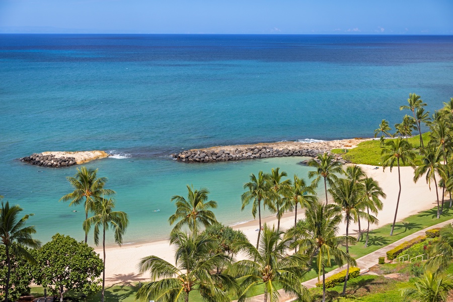 This bird’s-eye view reveals why Ko Olina is one of Oʻahu’s most sought-after destinations.
