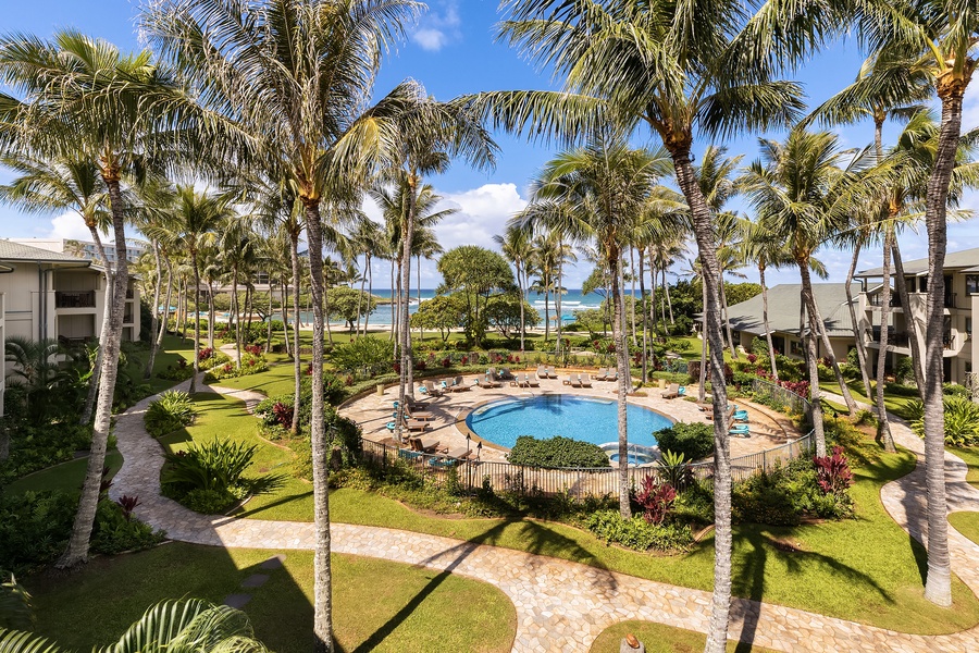 Incredible views from your private lanai