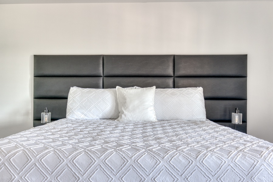 Secondary bedroom with luxury appointments