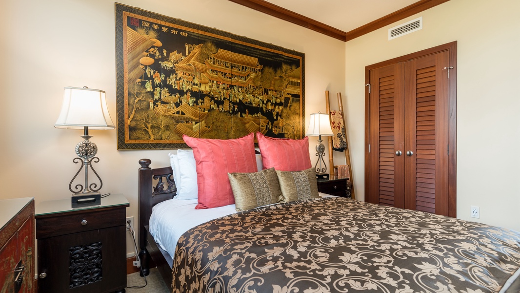 Enjoy the comfort of a nicely appointed second guest bedroom.