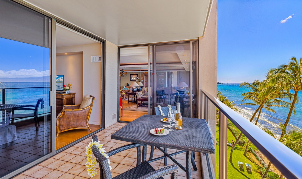 Master Bedroom and living room access to the lanai