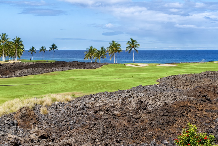 Ocean and Golf course views as far as the eye can see!