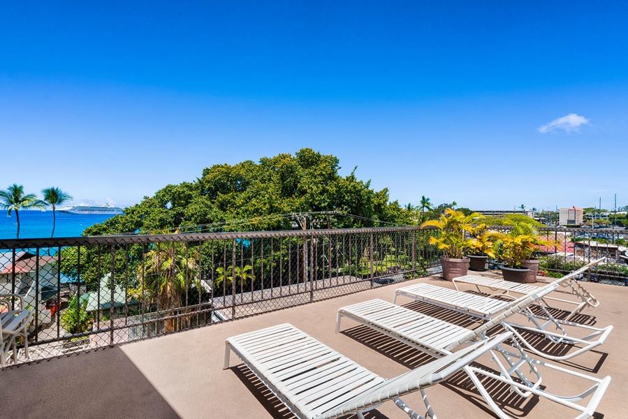 Soak up the sun with stunning ocean views and tropical scenery stretching to the horizon.