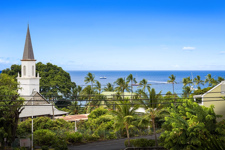 View of Downtown Kona near the Kailua Kona Pier