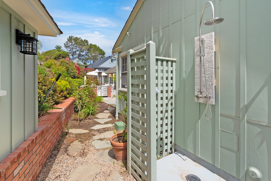 Outdoor shower