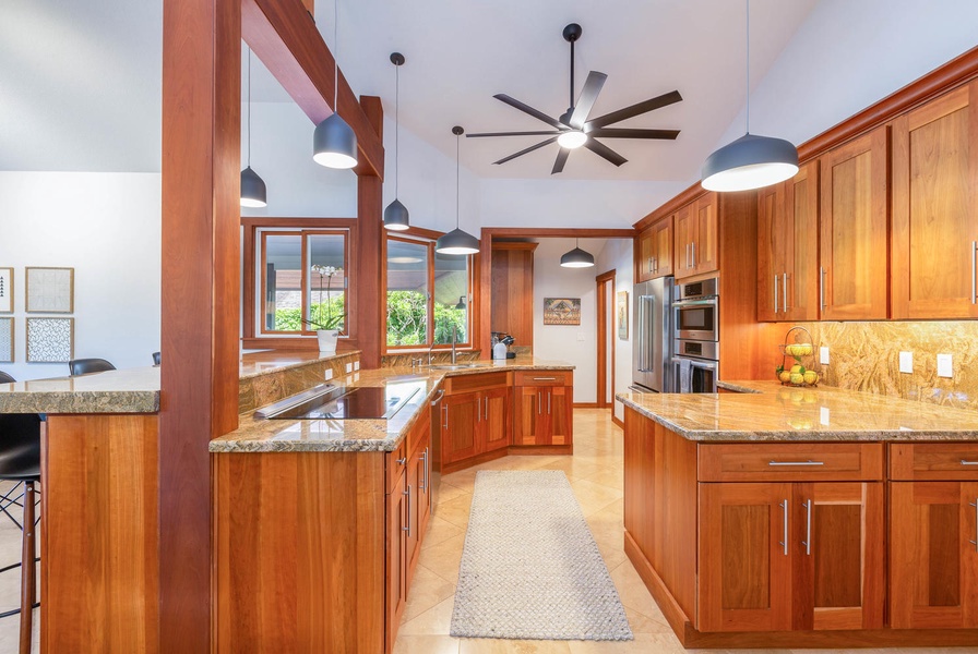 Large, modern kitchen