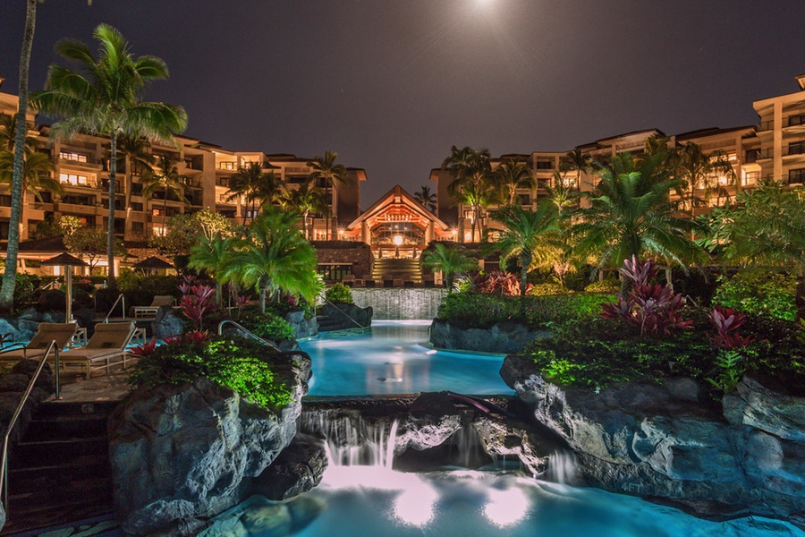 Experience Enchanting Evening Ambiance within Montage Kapalua Bay