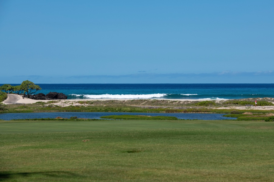 The golf villas are the closest private residences to the ocean in the entire Four Seasons Resort at Hualalai.