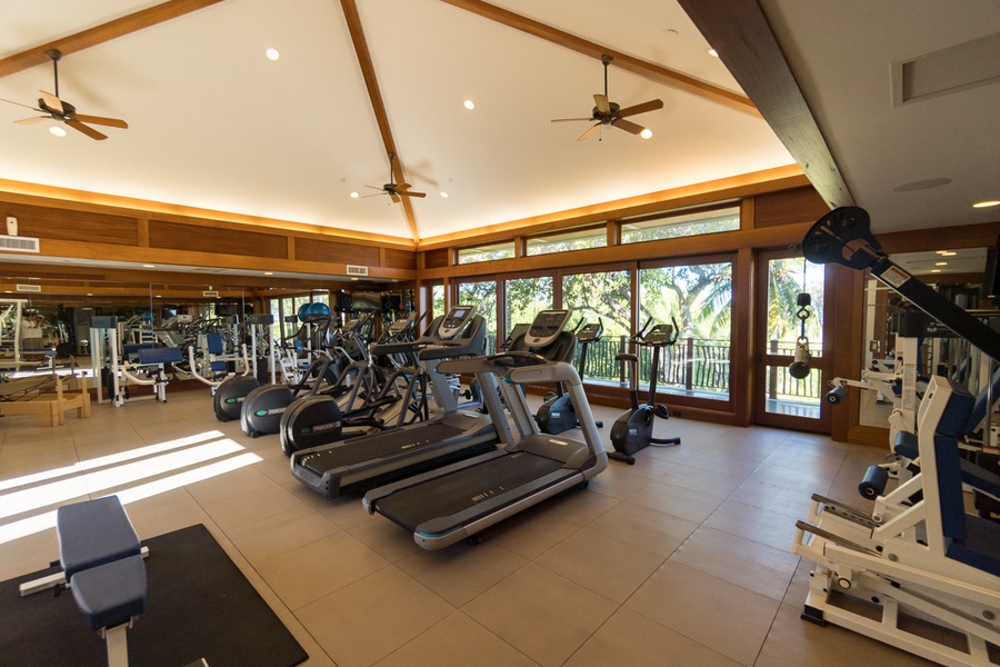 A bright and airy setting for your workout