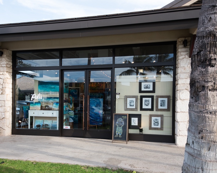 Local art gallery showcasing ocean-inspired pieces, a cultural gem to explore.