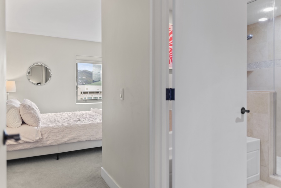 The primary bedroom has an ensuite bathroom.