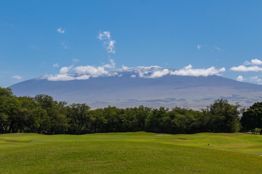 Majestic Mauna Kea Seen From the Coast