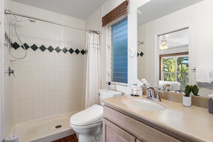 Jack and Jill guest bathroom