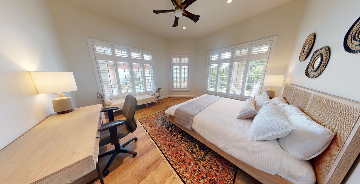 A quiet place to relax or get some work done while on vacation.