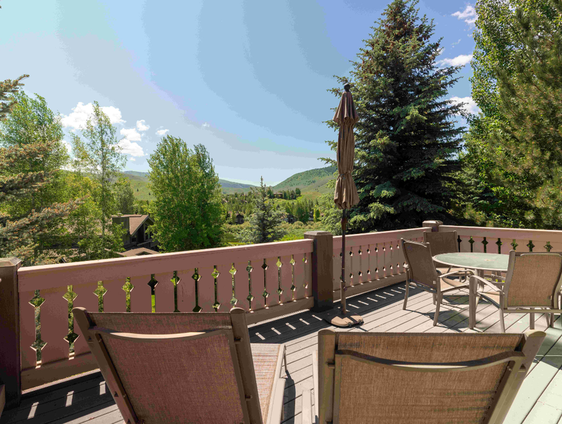 Soak up under the sun or gaze at the starry night at the upper deck patio