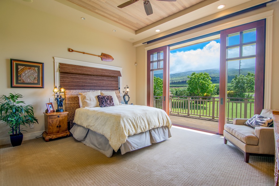 Bedroom with Beautiful Mountain Views and en suite Bathroom