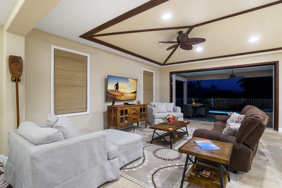 Enjoy seamless flow between indoor and outdoor living with large sliders and views of the serene private courtyard.